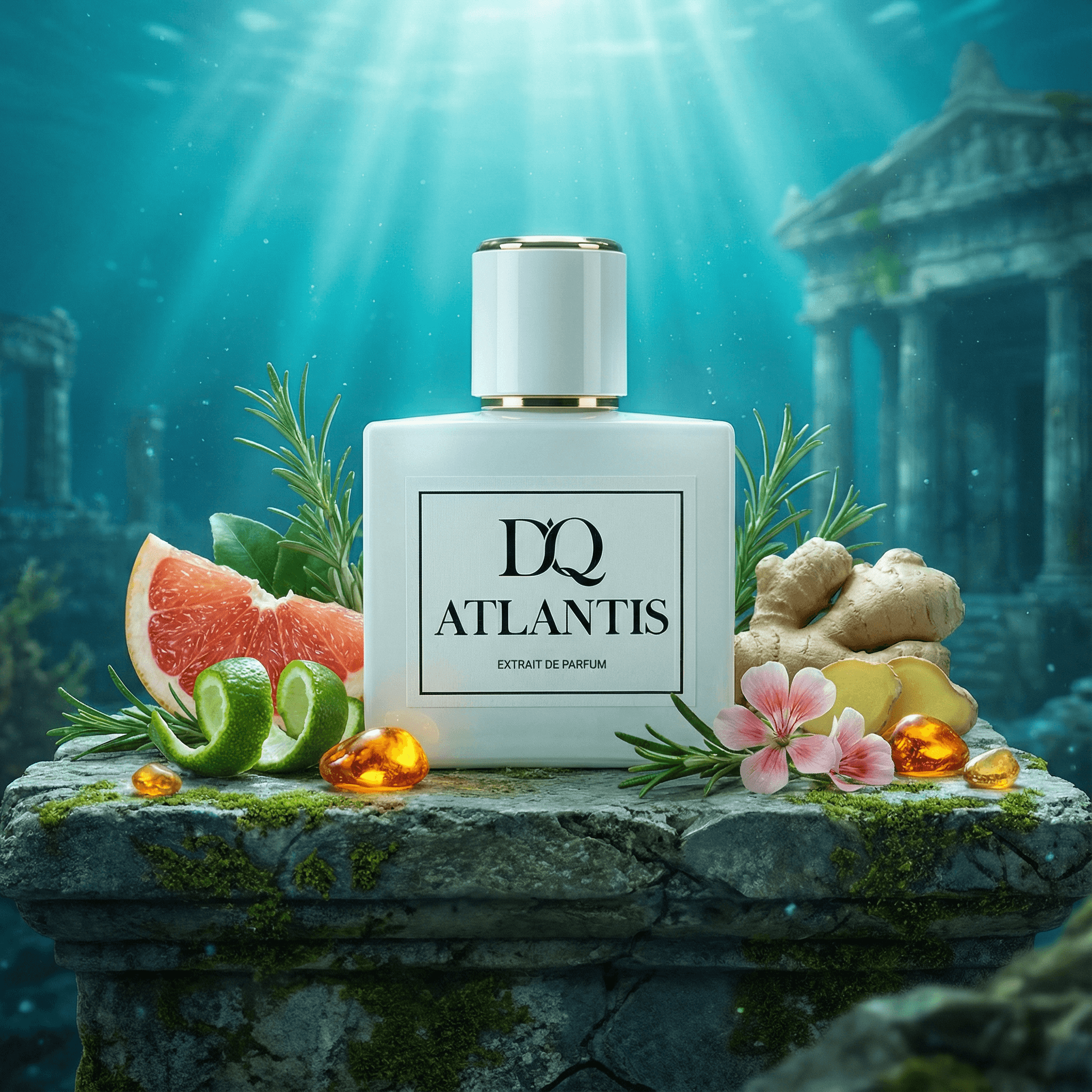 D'QAR ATLANTIS – Fresh men's fragrance like the sea | Extrait de