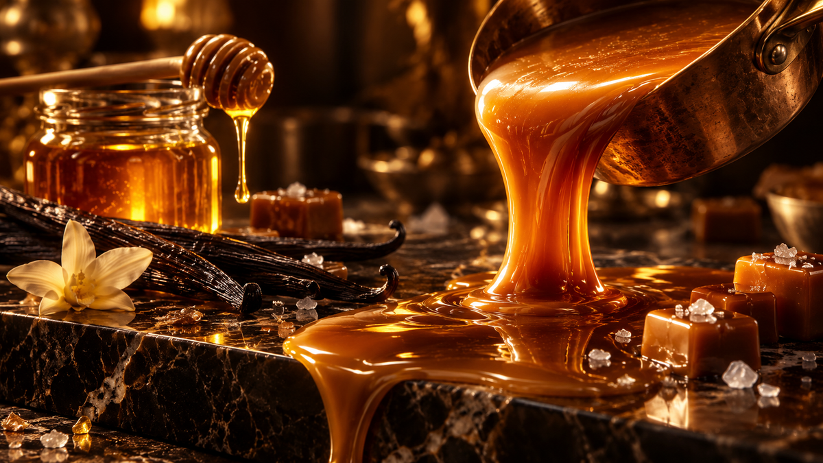 CARAMEL ON FIRE – Wenn geschmolzenes Karamell zur Verführung wird