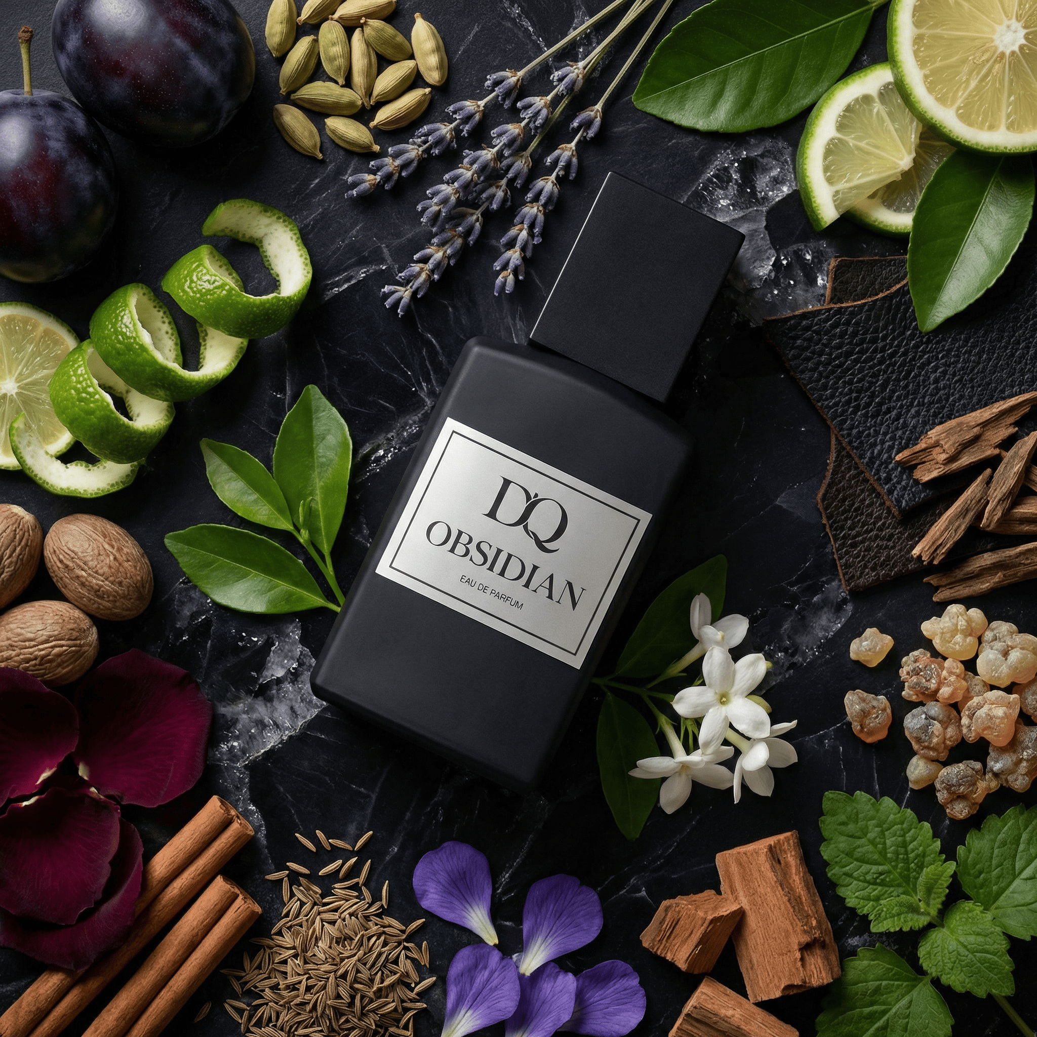 OBSIDIAN – Luxurious leather fragrance for men | D'QAR